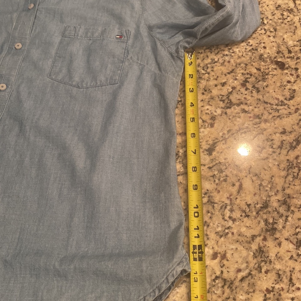 19:02 - 3/$25 Bundle Only - Tommy Hilfiger Denim Shirt - Picture 13 of 15